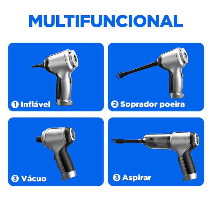 CleanMax® O Aspirador Portátil! + 5 BRINDES 🎁